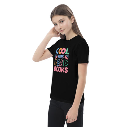 Cool Kids Read Books Organic cotton kids t-shirt