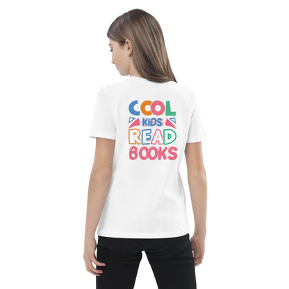 Cool Kids Read Books Organic cotton kids t-shirt