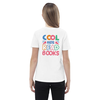 Cool Kids Read Books Organic cotton kids t-shirt