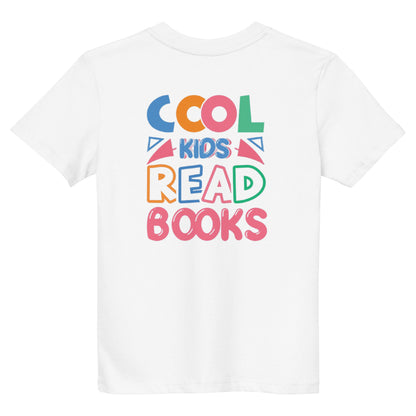 Cool Kids Read Books Organic cotton kids t-shirt