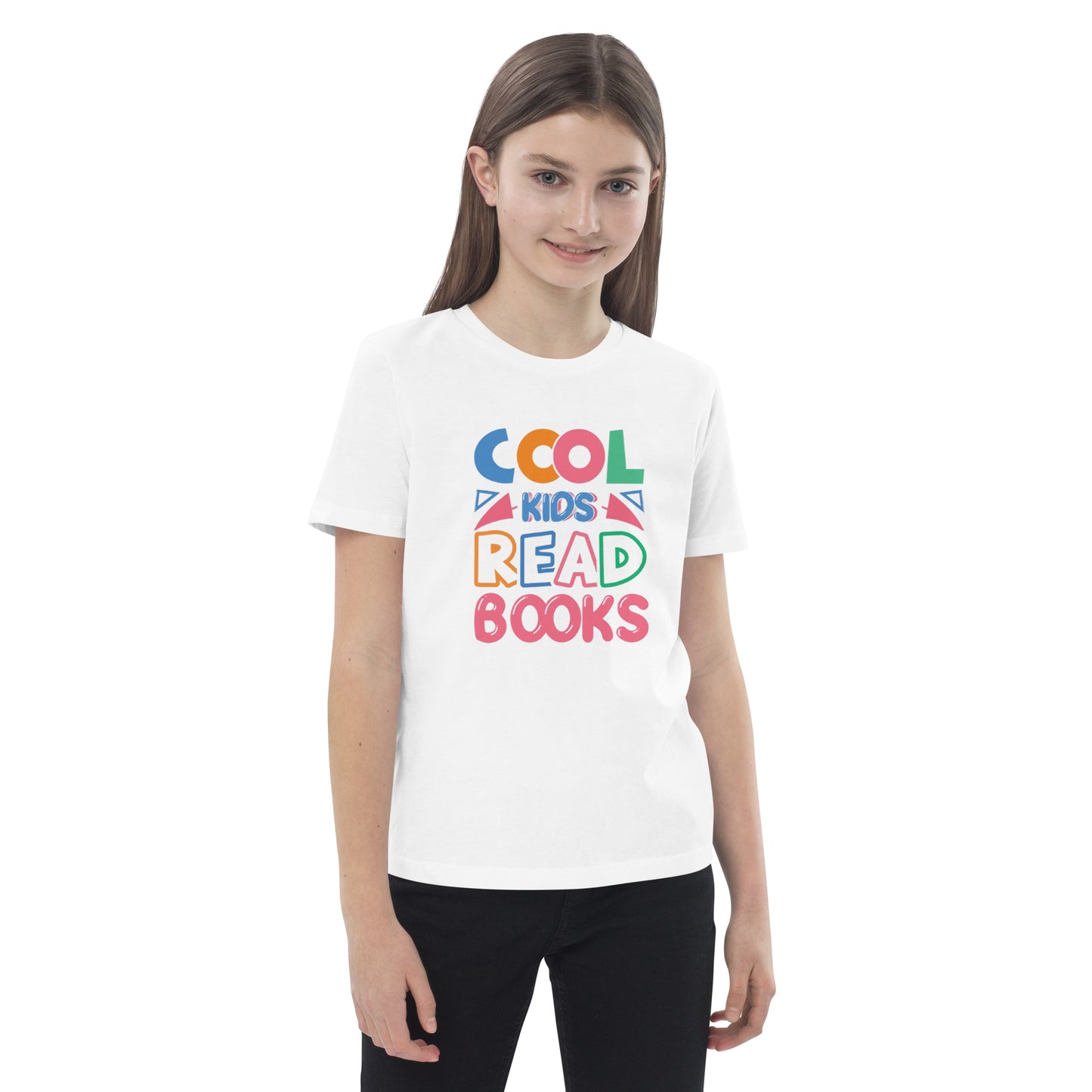 Cool Kids Read Books Organic cotton kids t-shirt