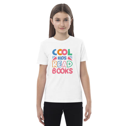 Cool Kids Read Books Organic cotton kids t-shirt