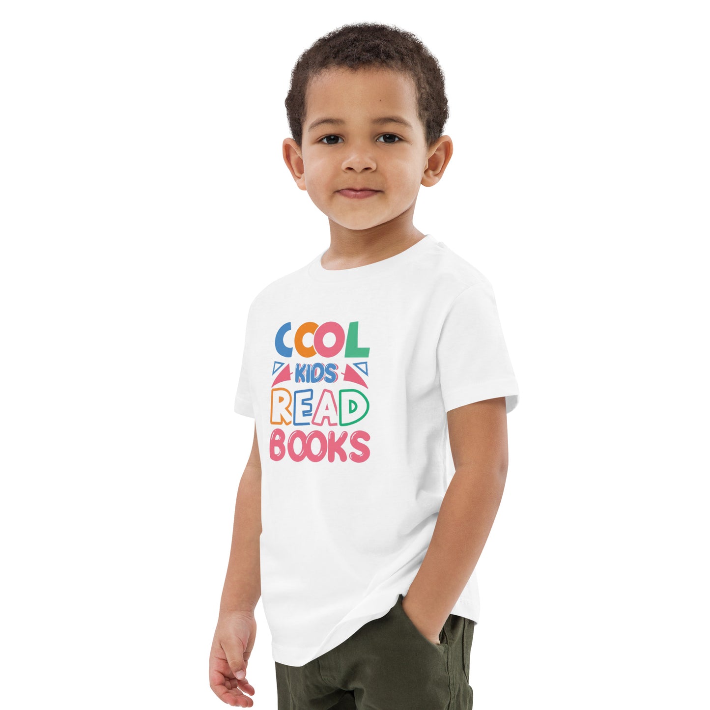 Cool Kids Read Books Organic cotton kids t-shirt