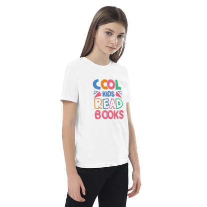 Cool Kids Read Books Organic cotton kids t-shirt