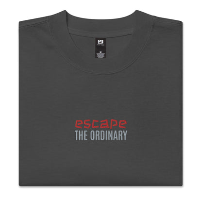 Escape the Ordinary Unisex Oversized faded t-shirt