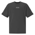 Every Body is Beautiful Oversized faded t-shirt - Faded Black