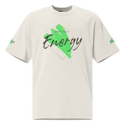 Own Your Energy Oversized faded t-shirt