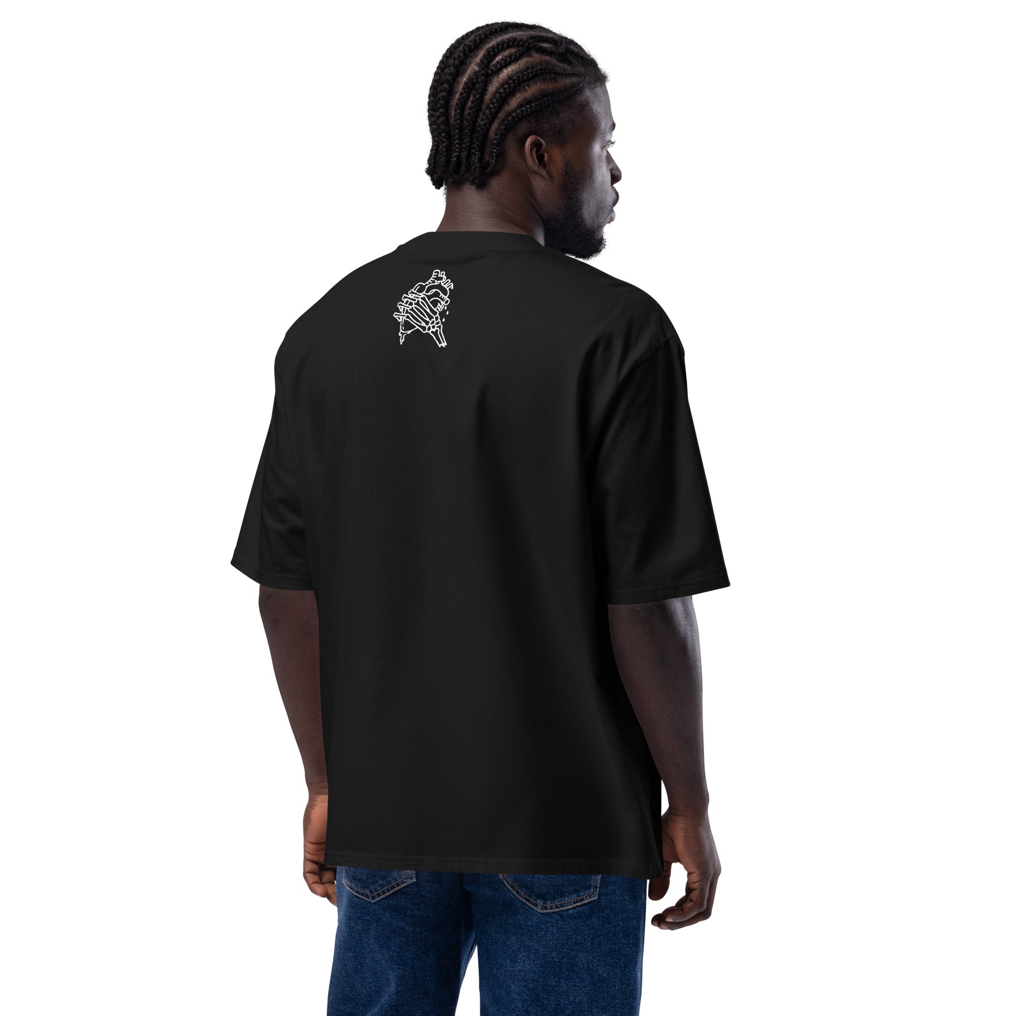 Skeleton Oversized heavyweight t-shirt