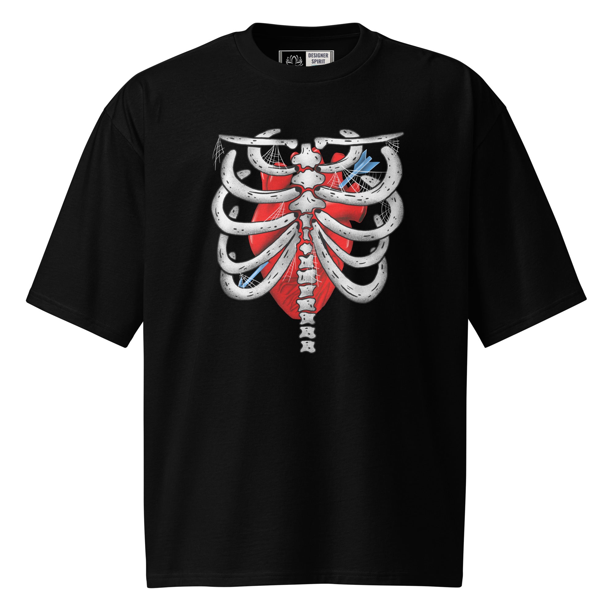 Skeleton Oversized heavyweight t-shirt