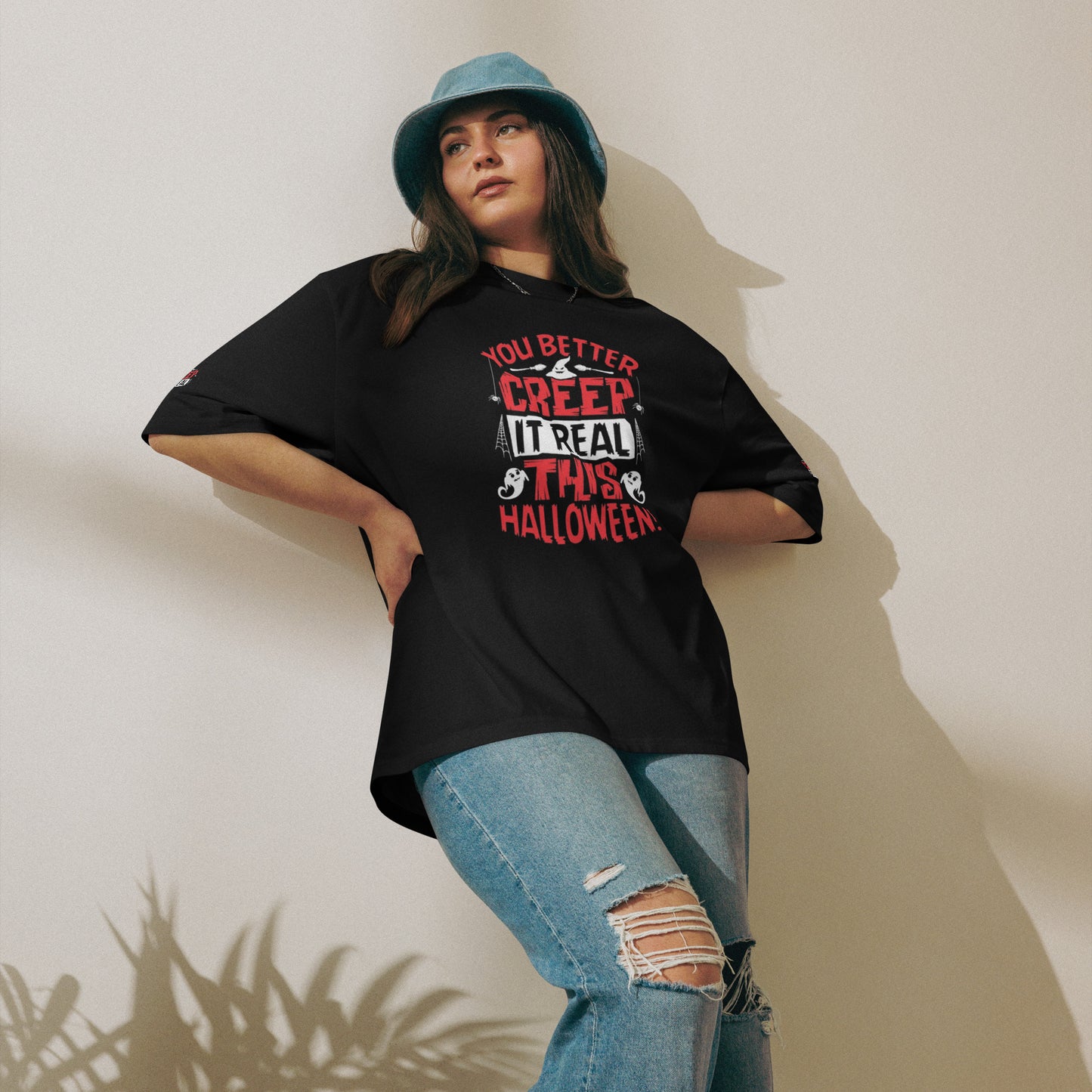 Creep It Real Oversized heavyweight t-shirt