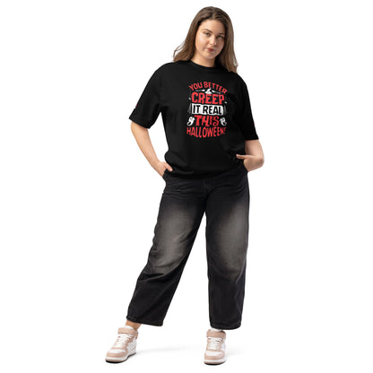 Creep It Real Oversized heavyweight t-shirt