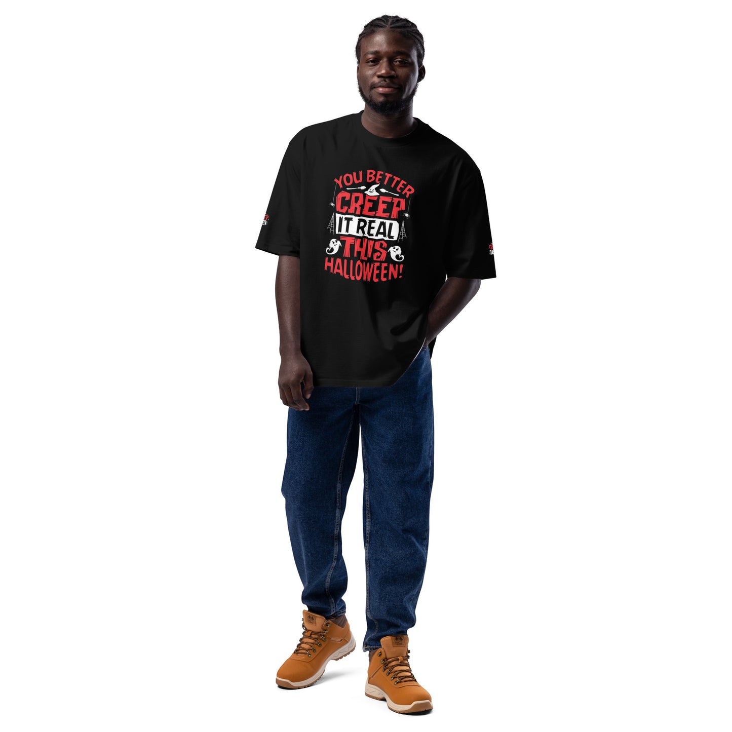 Creep It Real Oversized heavyweight t-shirt