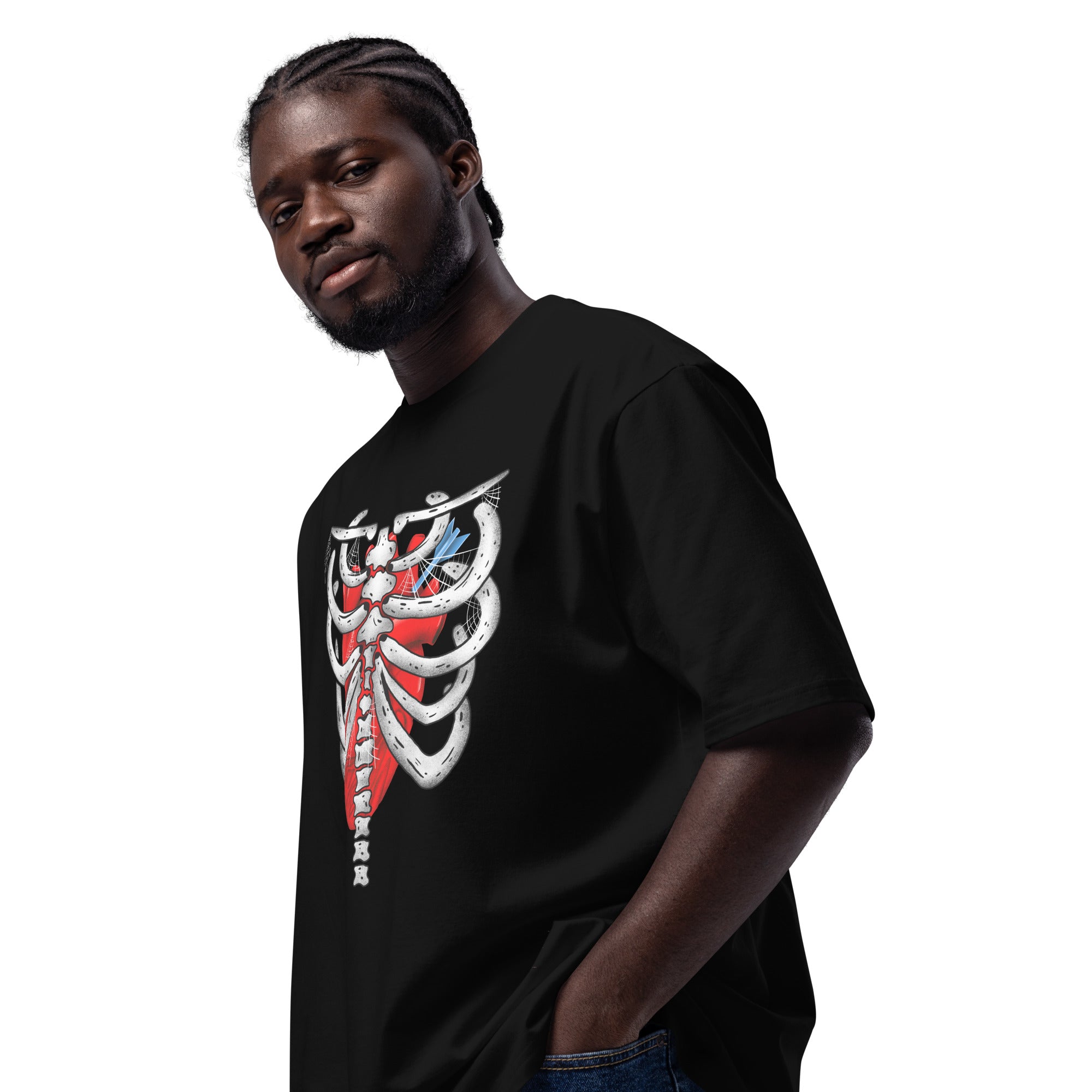 Skeleton Oversized heavyweight t-shirt