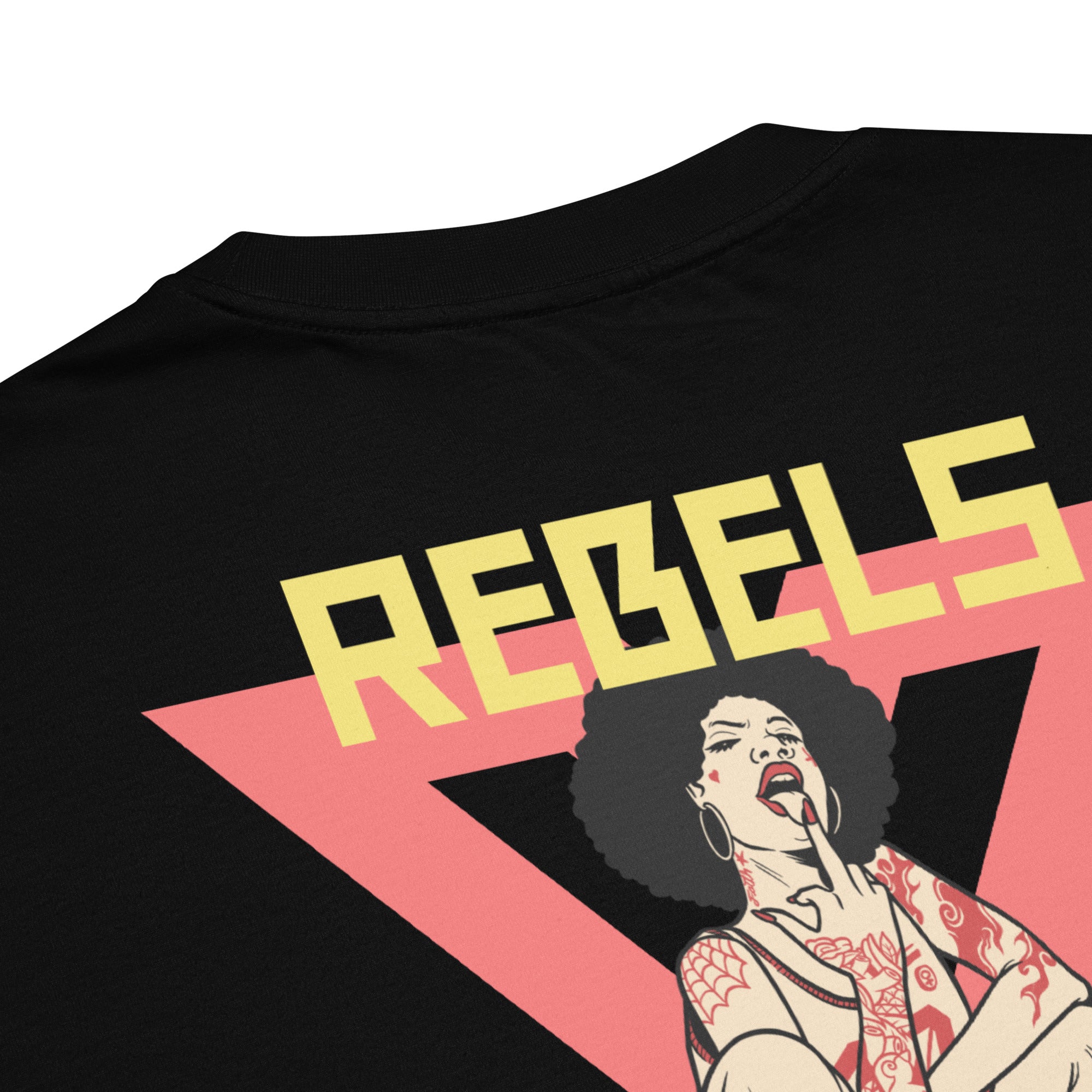 Black Rebels Oversized heavyweight t-shirt