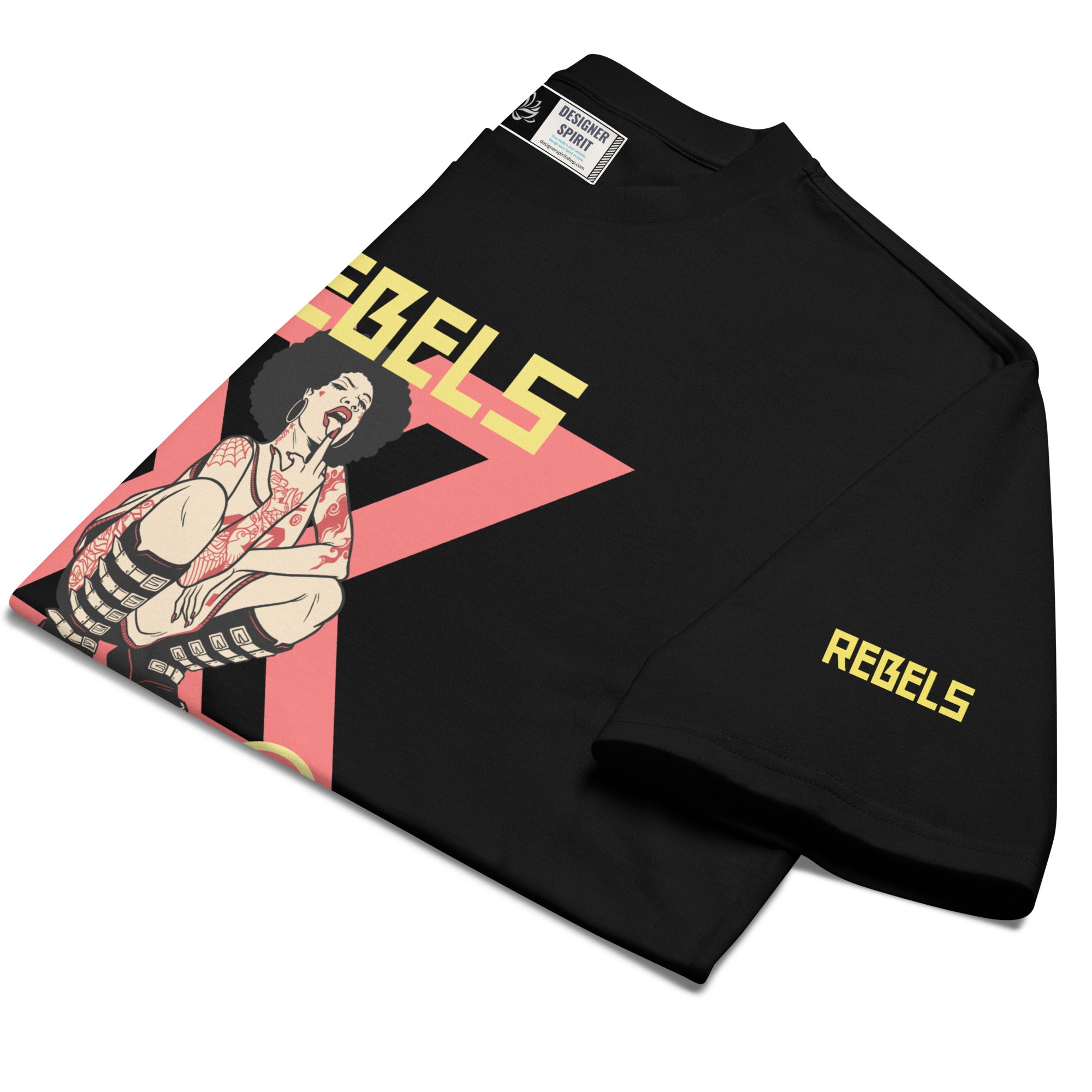 Black Rebels Oversized heavyweight t-shirt