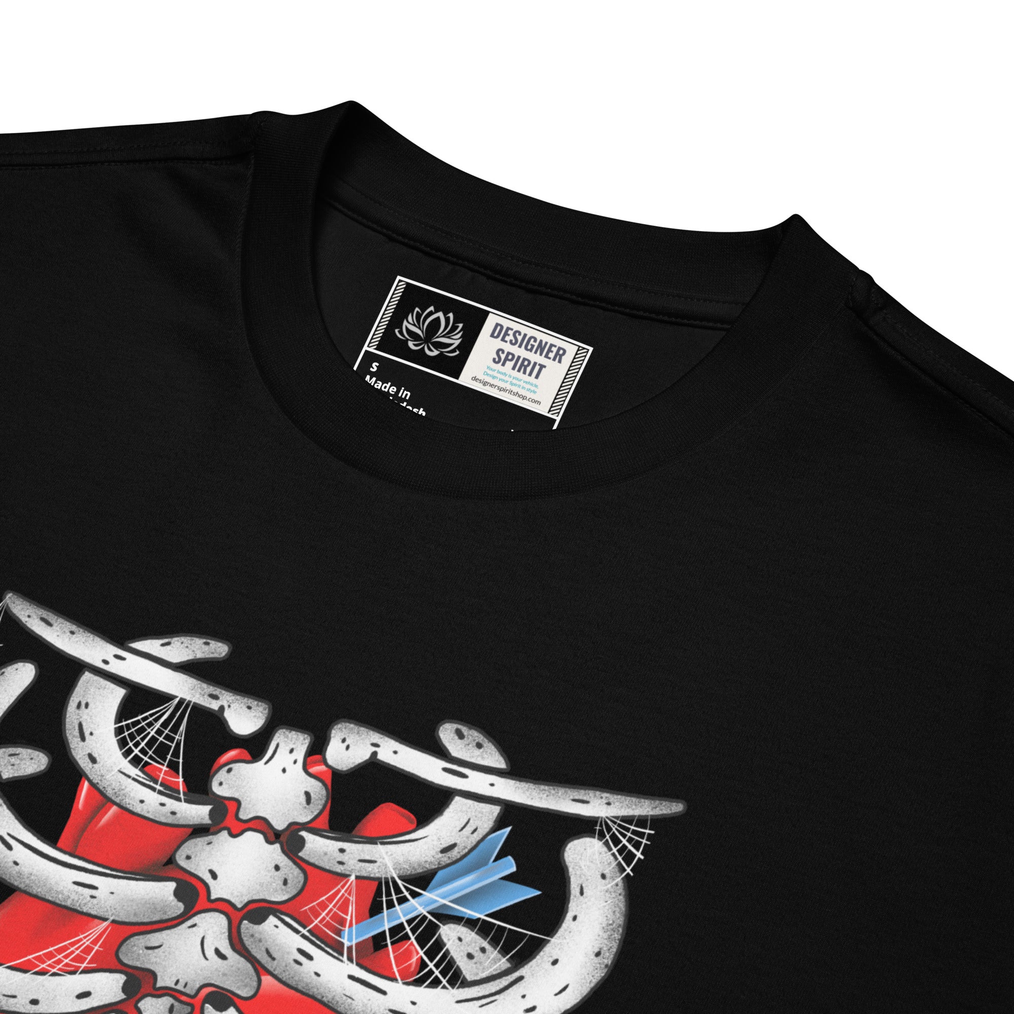 Skeleton Oversized heavyweight t-shirt