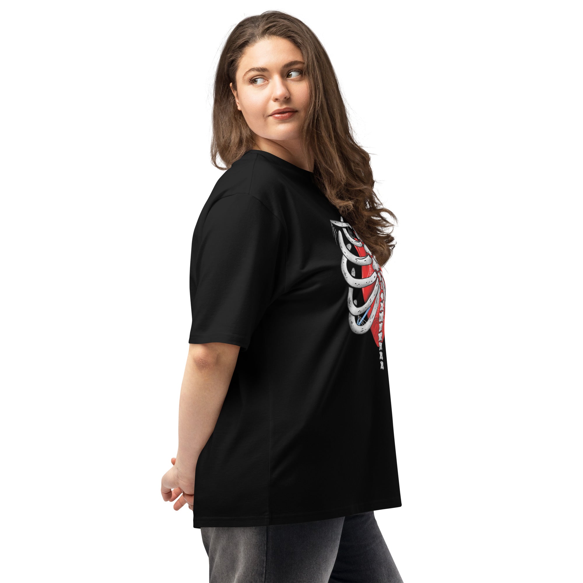 Skeleton Oversized heavyweight t-shirt