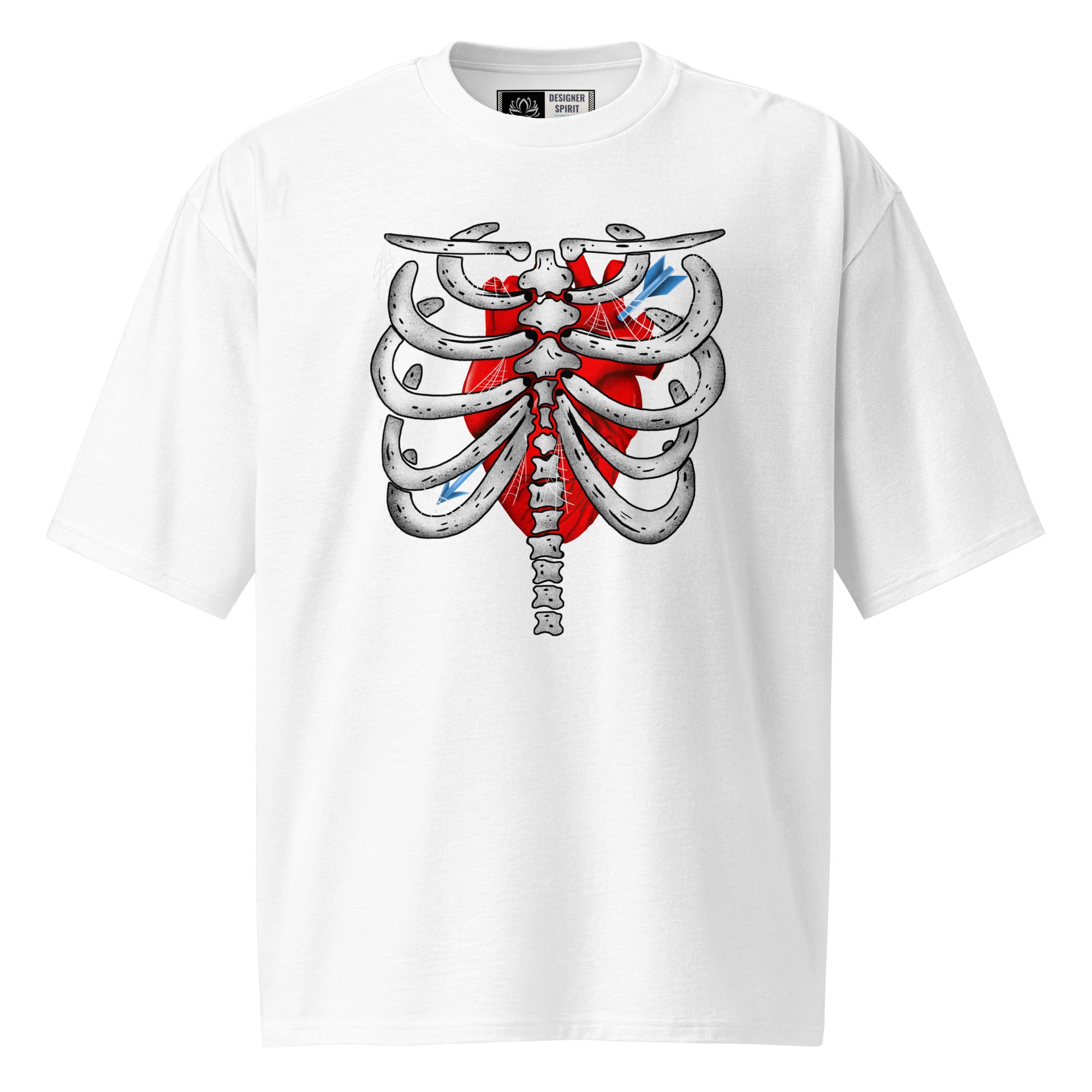 Skeleton Oversized heavyweight t-shirt