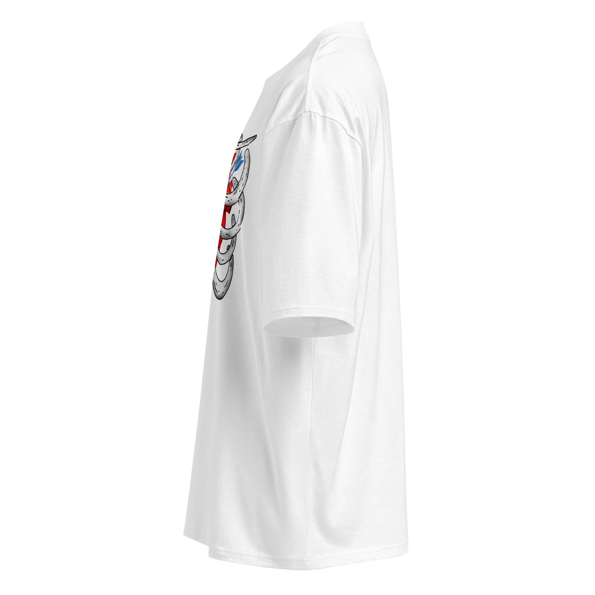 Skeleton Oversized heavyweight t-shirt