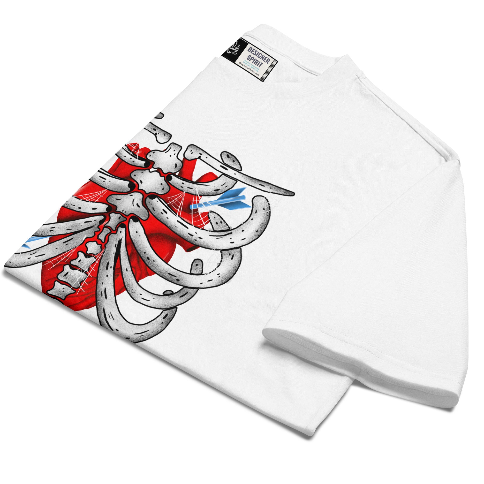 Skeleton Oversized heavyweight t-shirt