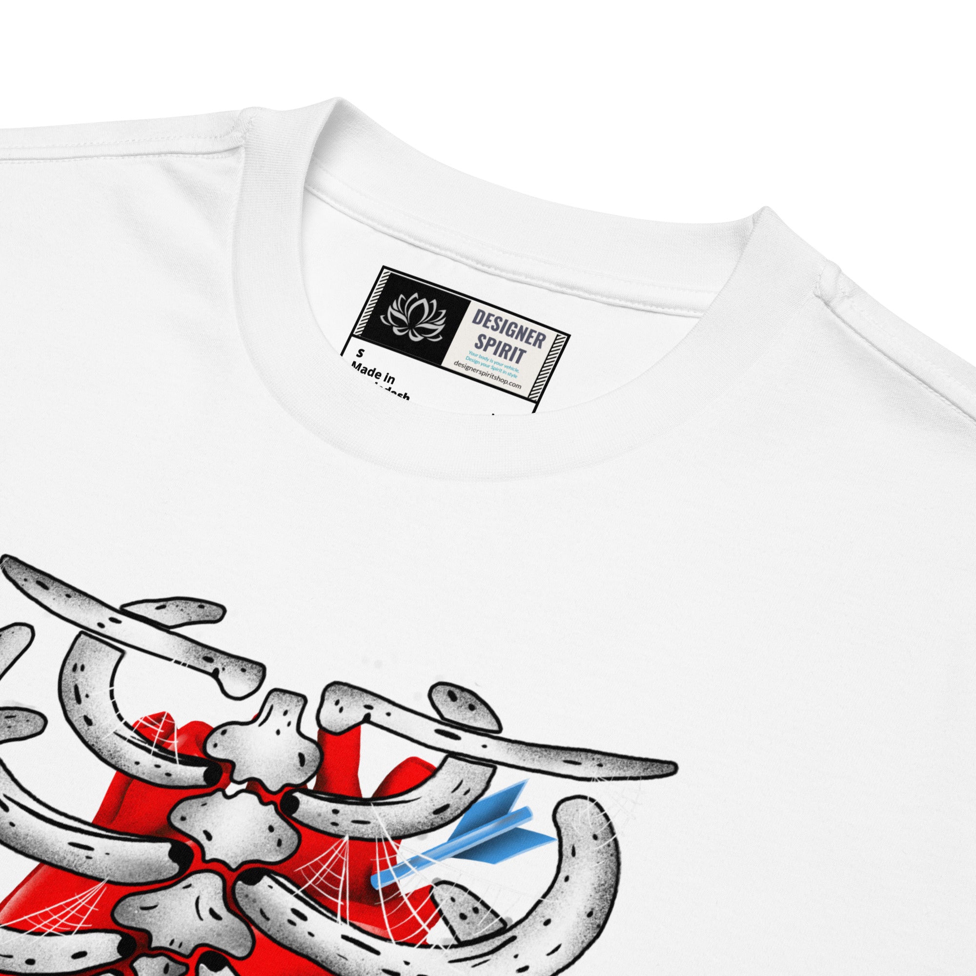 Skeleton Oversized heavyweight t-shirt