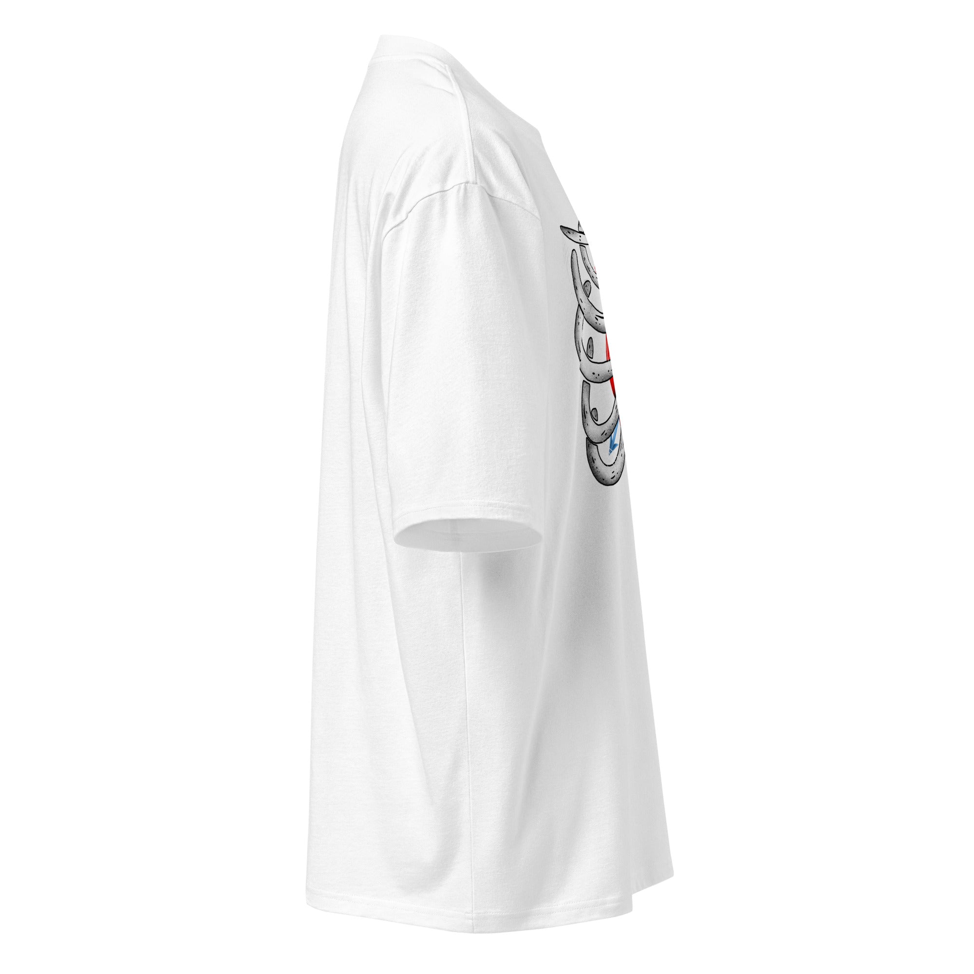 Skeleton Oversized heavyweight t-shirt