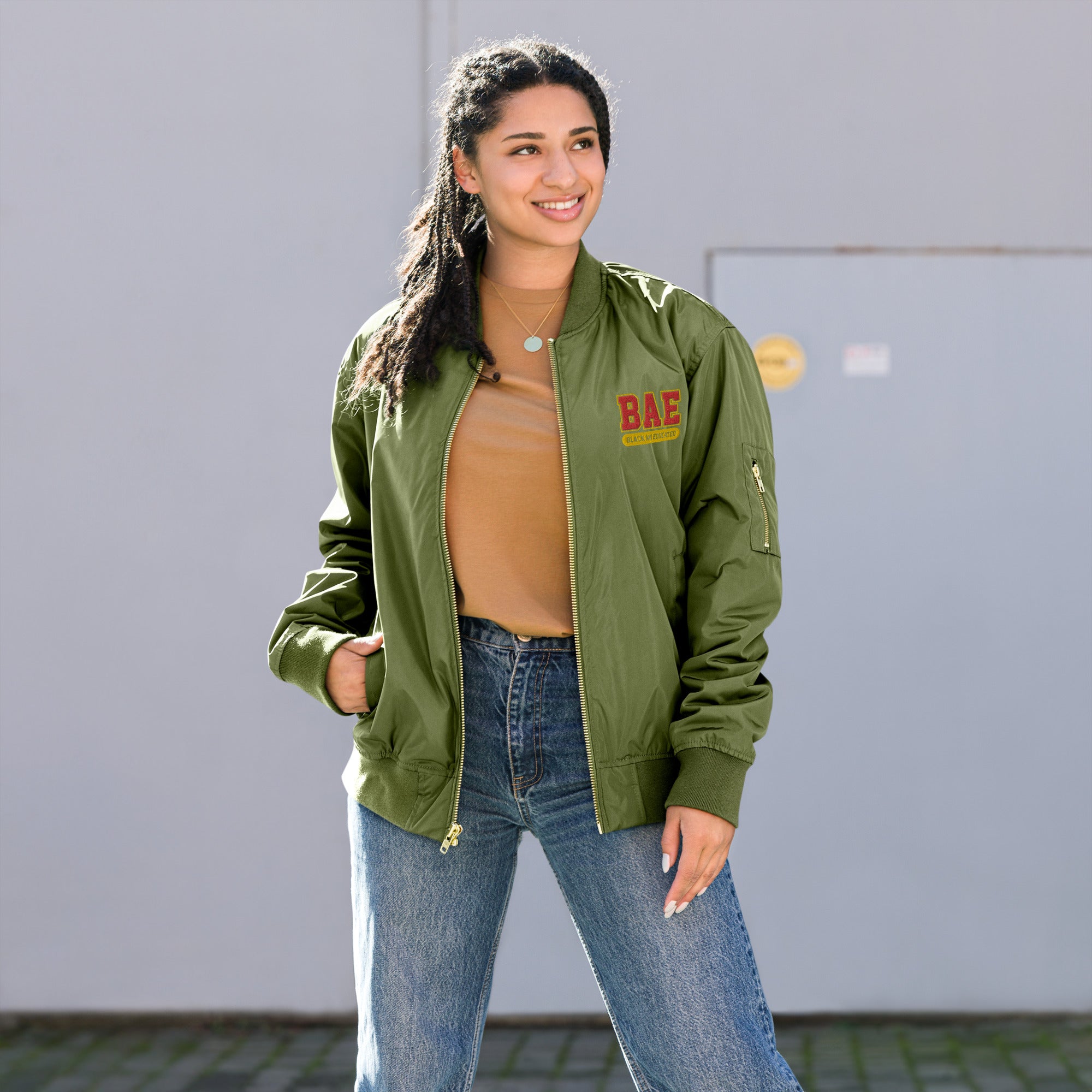 B.A.E. Premium recycled bomber jacket
