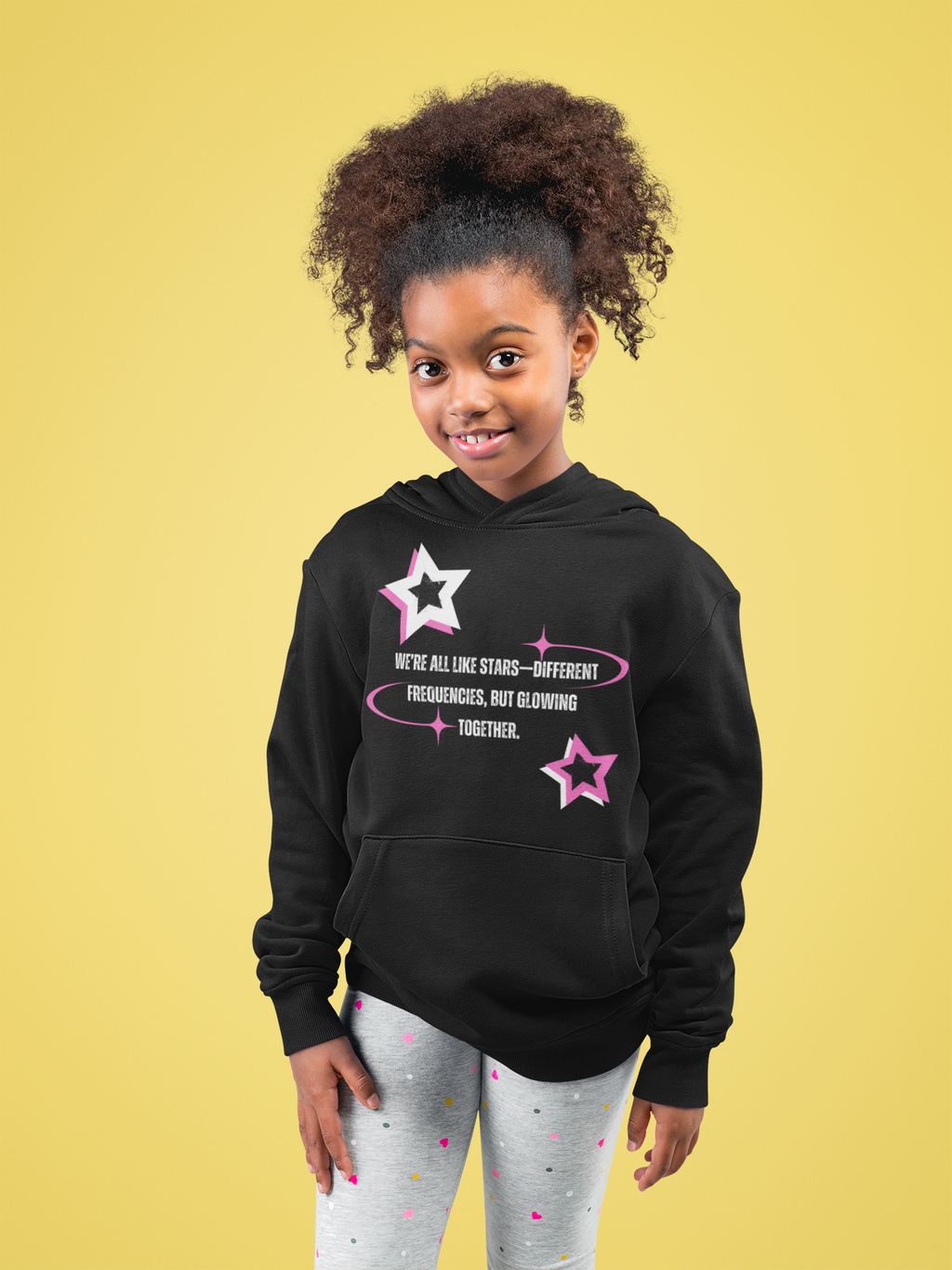 Reach the Stars Kids eco hoodie