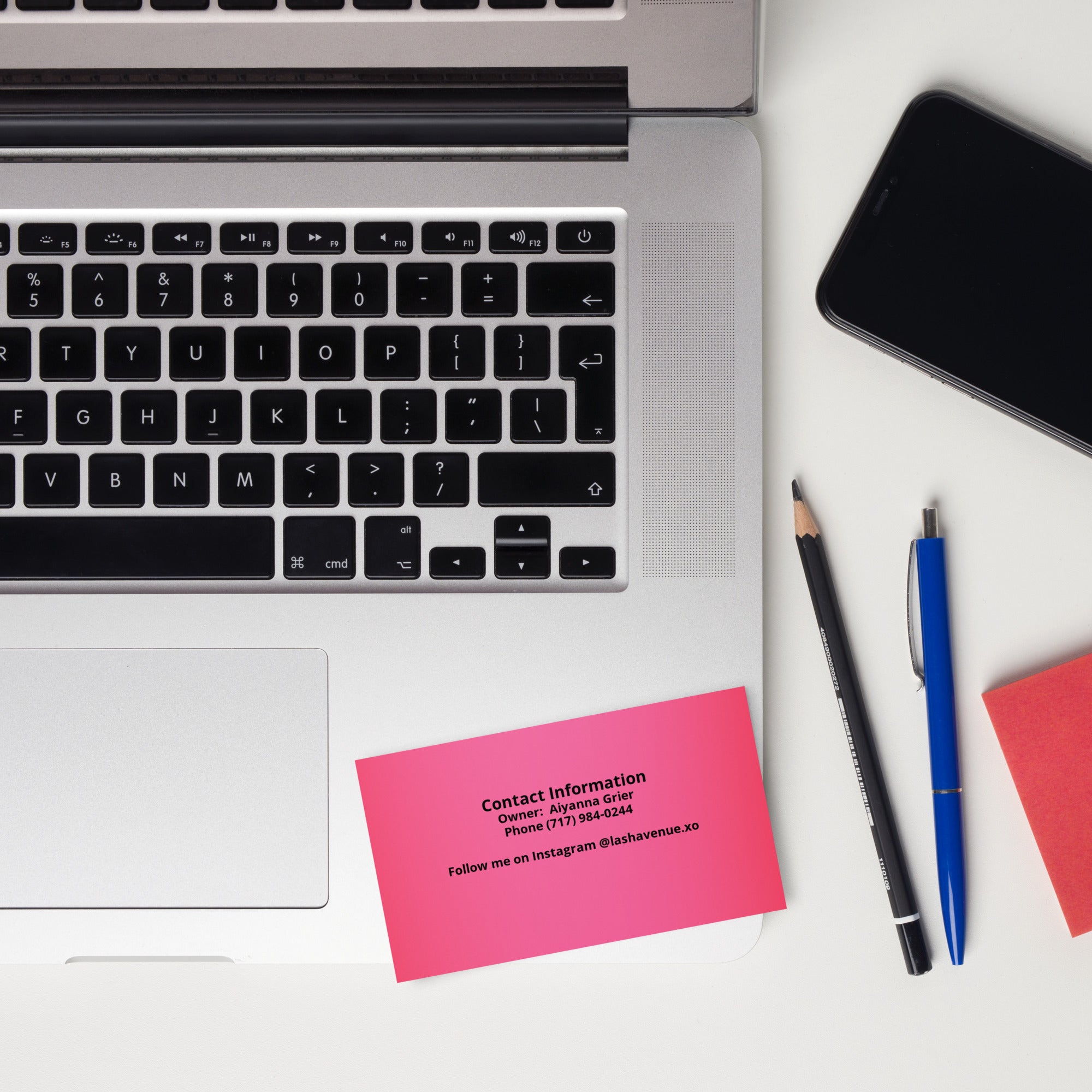 Set of business cards