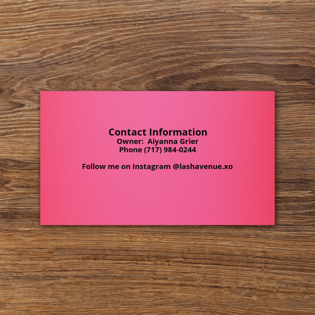 Set of business cards