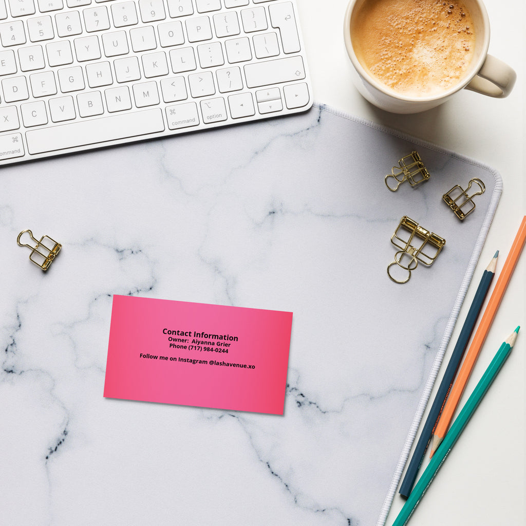 Set of business cards
