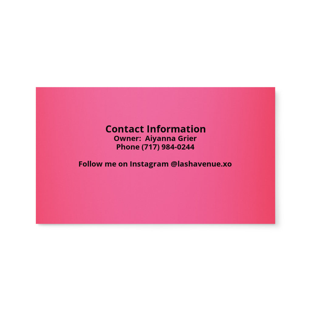 Set of business cards