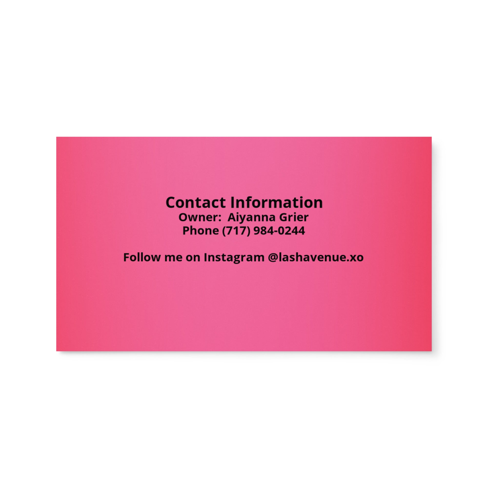 Set of business cards