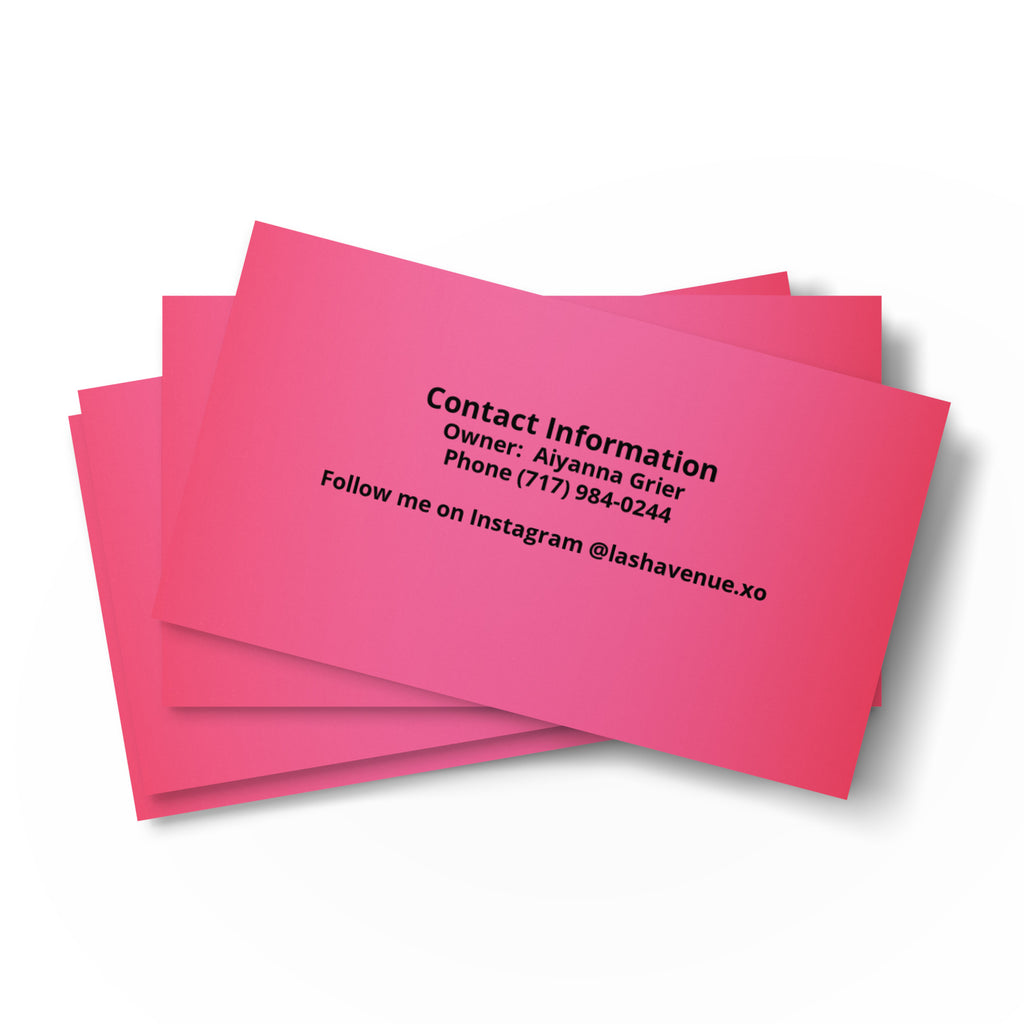 Set of business cards
