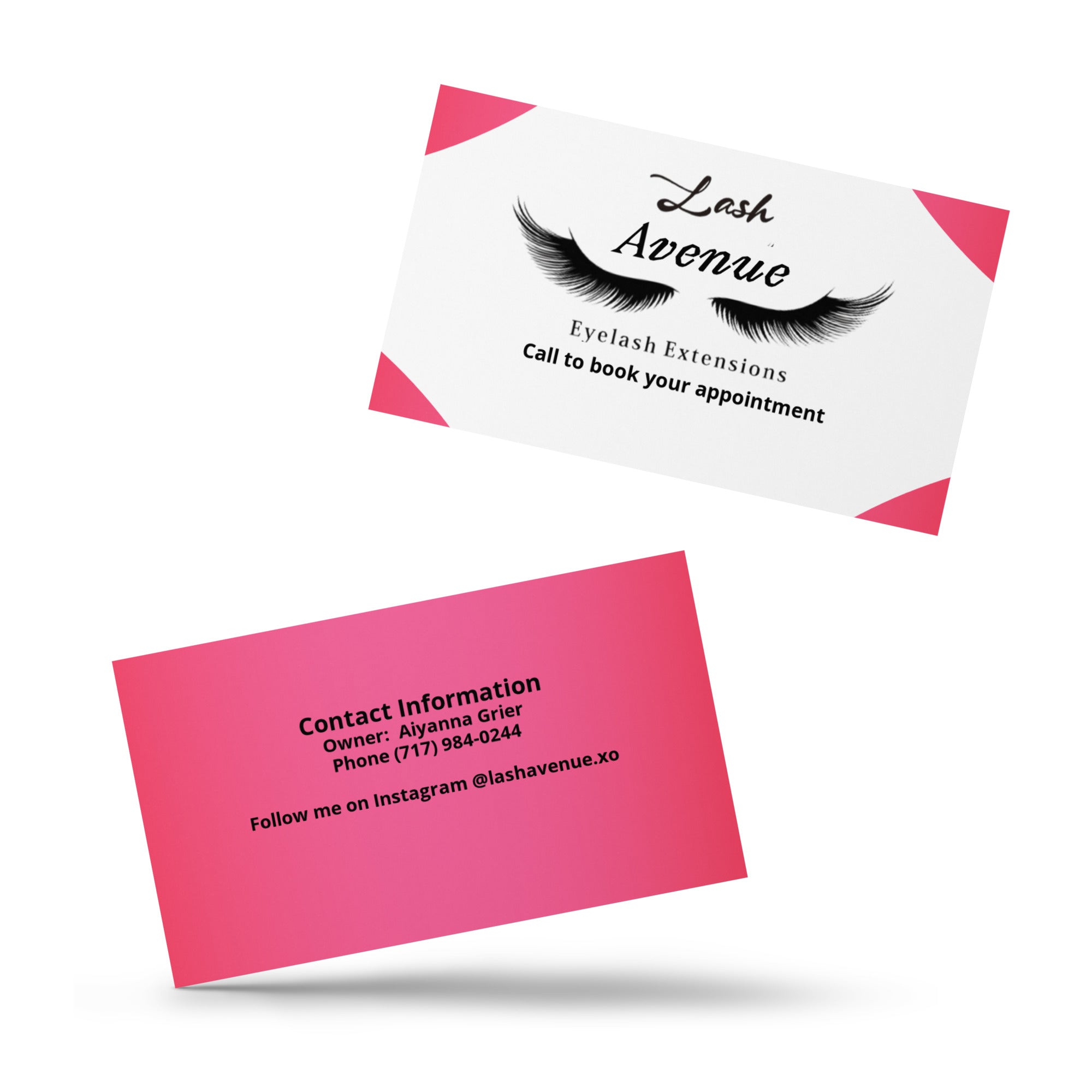 Set of business cards