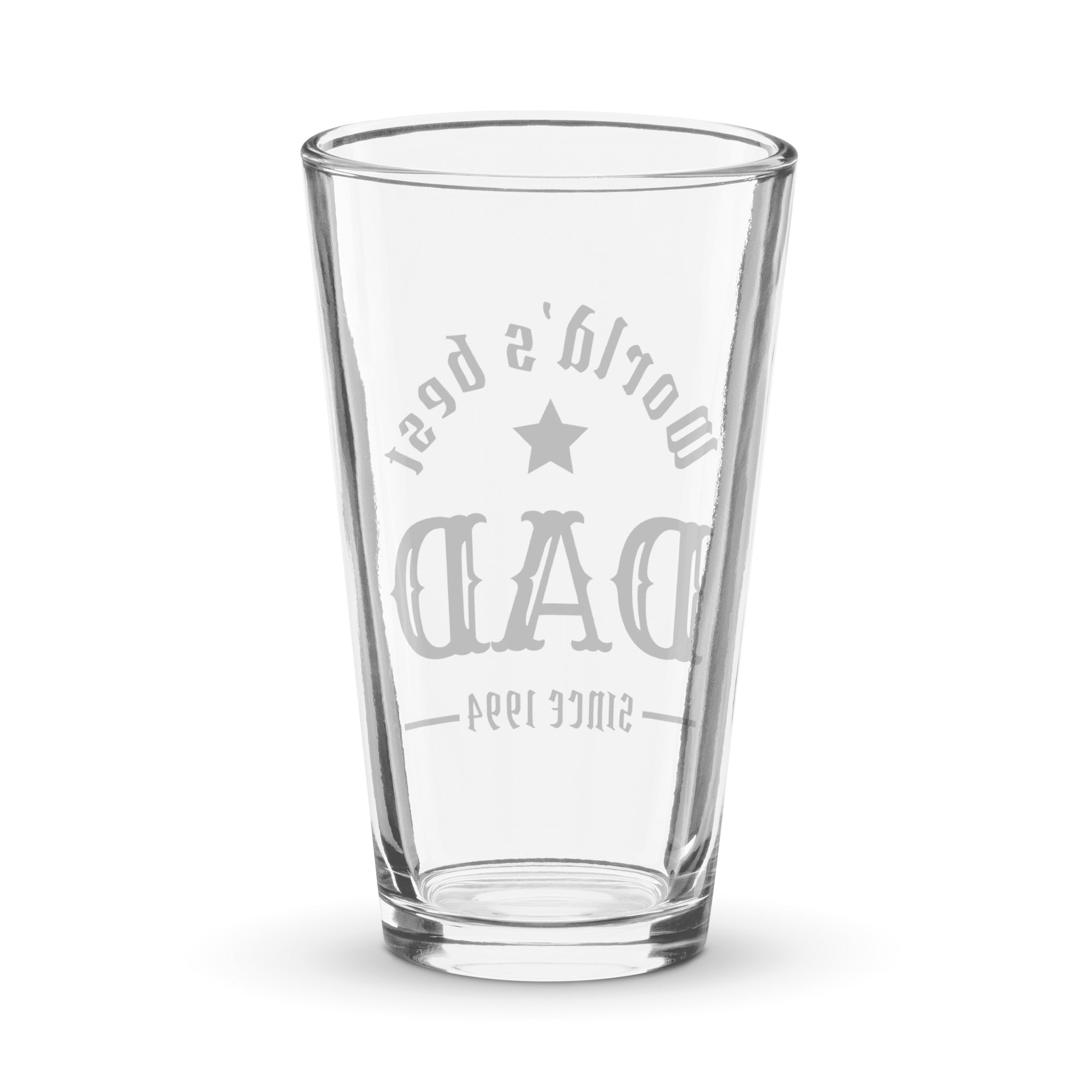 World's Best Dad Shaker pint glass