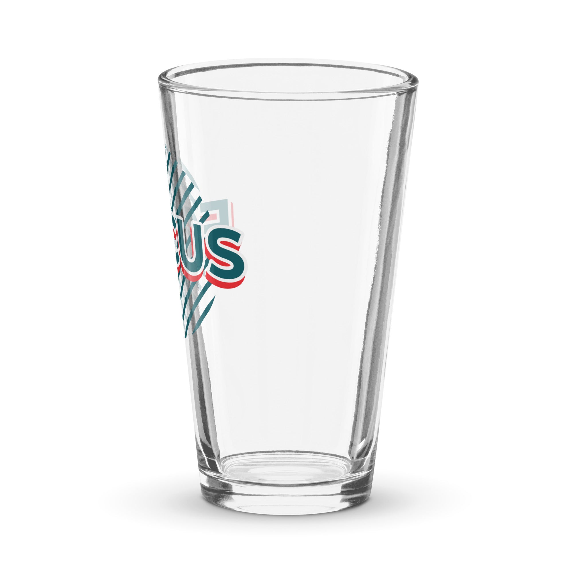 Focus Shaker pint glass