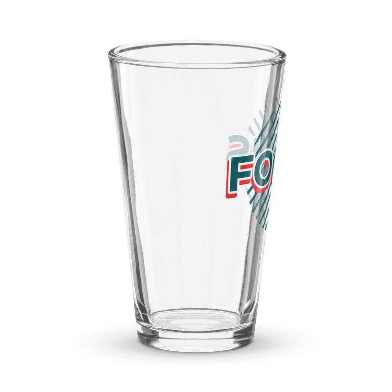 Focus Shaker pint glass