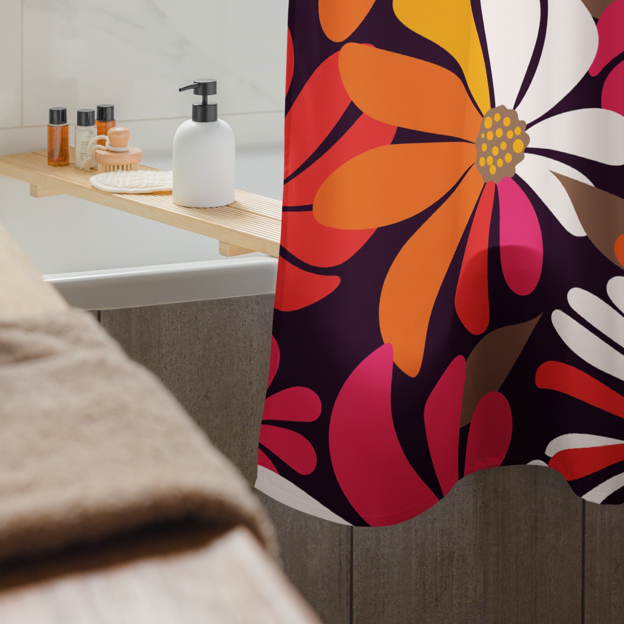 Flora Print Shower curtain