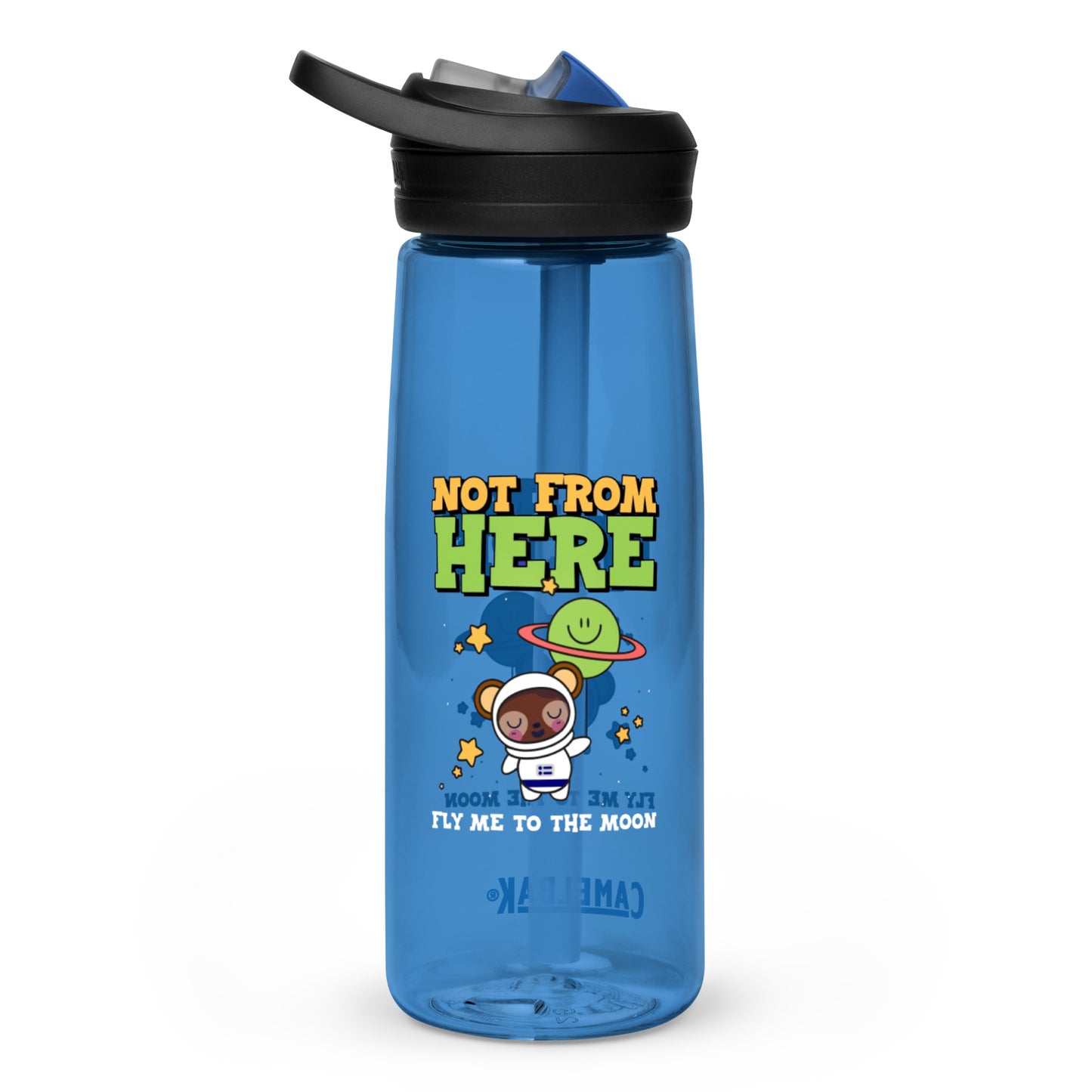 Fly Me to the Moon Sports water bottle