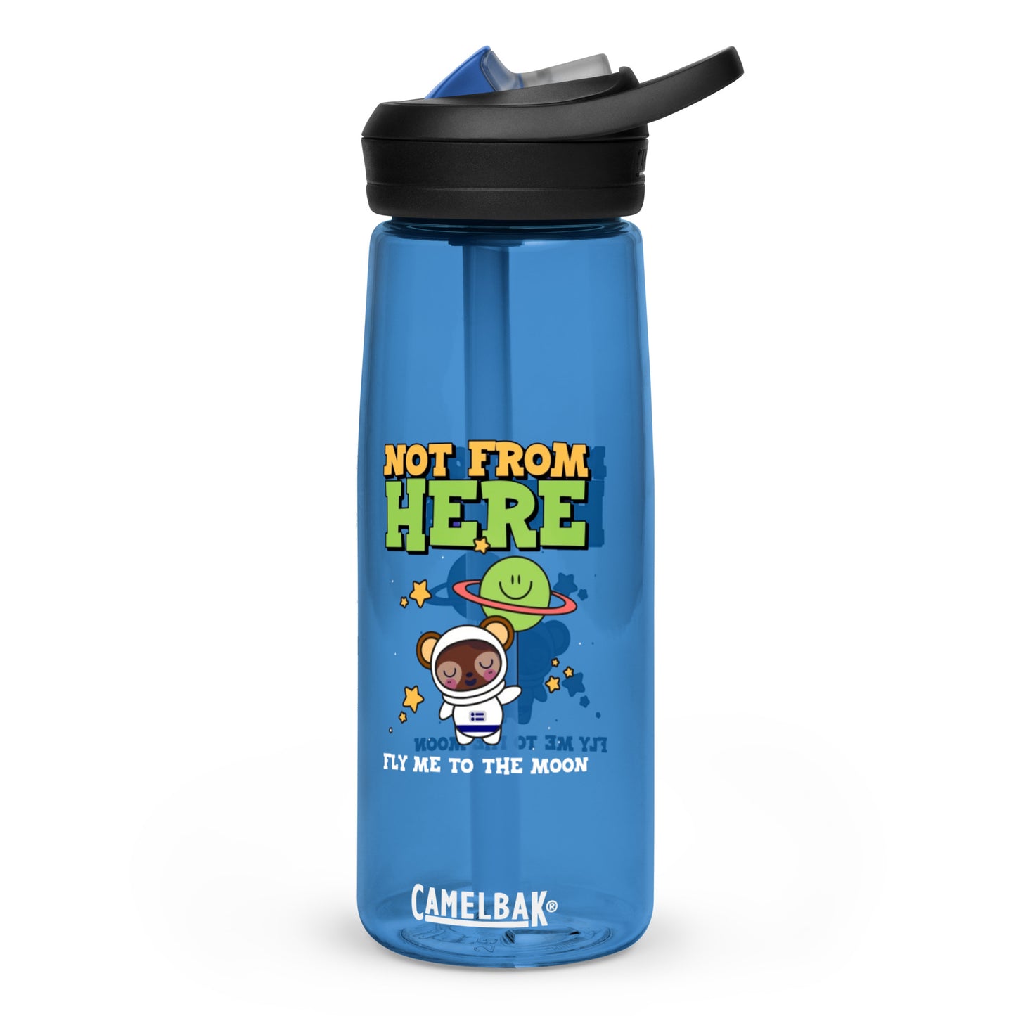 Fly Me to the Moon Sports water bottle