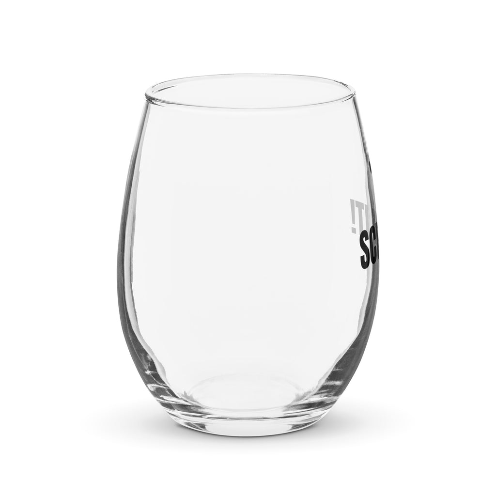 Screw It Stemless wine glass