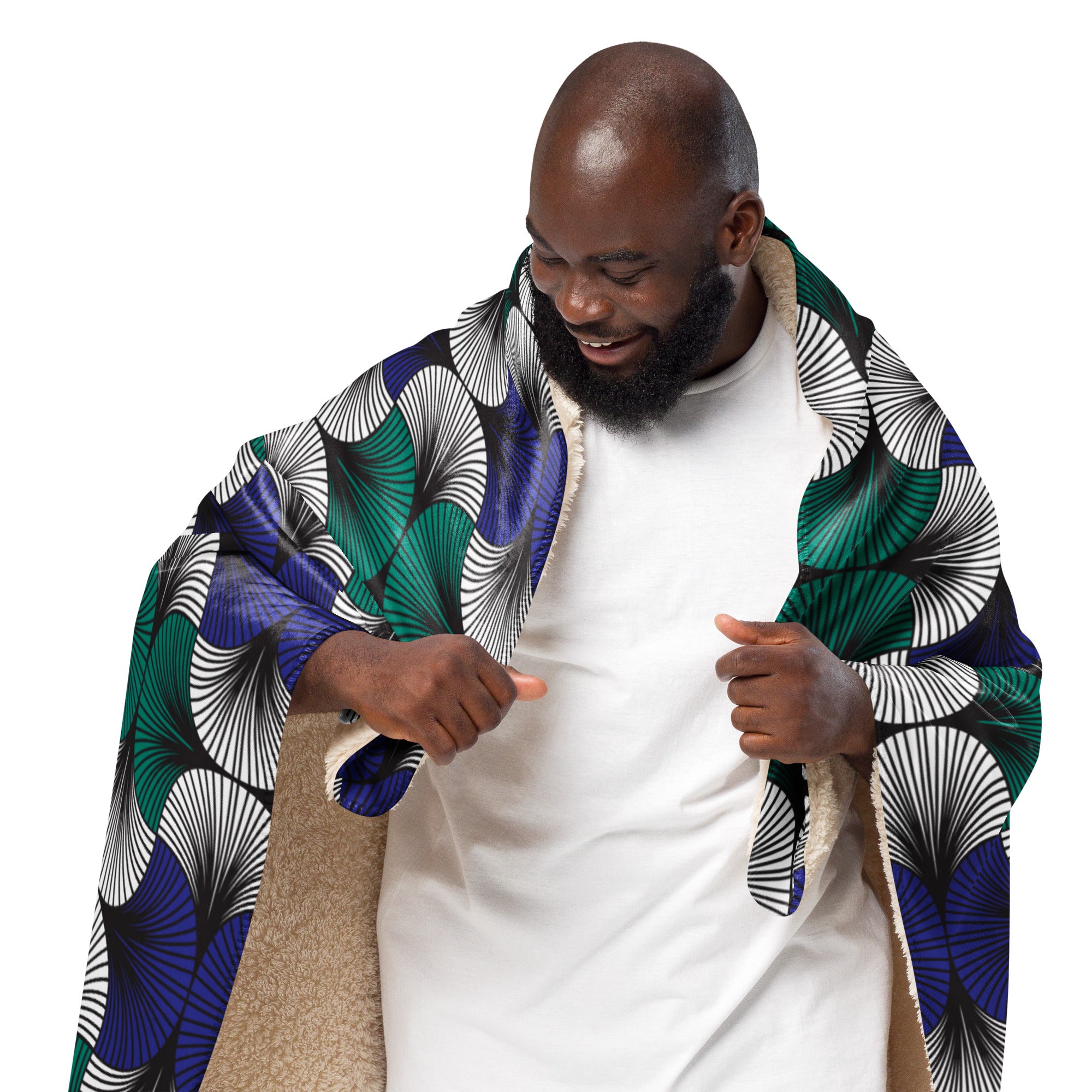 Multi Print Sherpa blanket