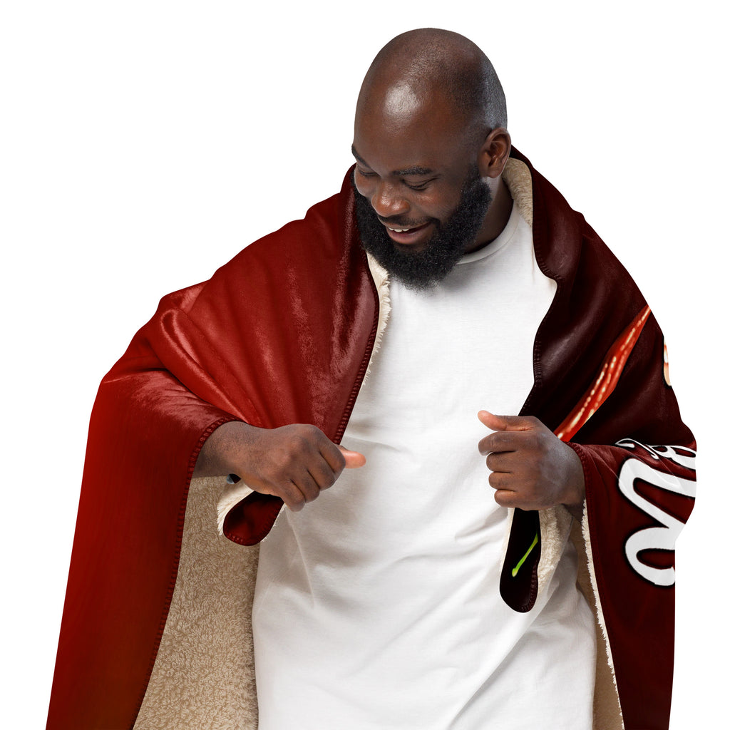 Cup of Noodles Sherpa blanket