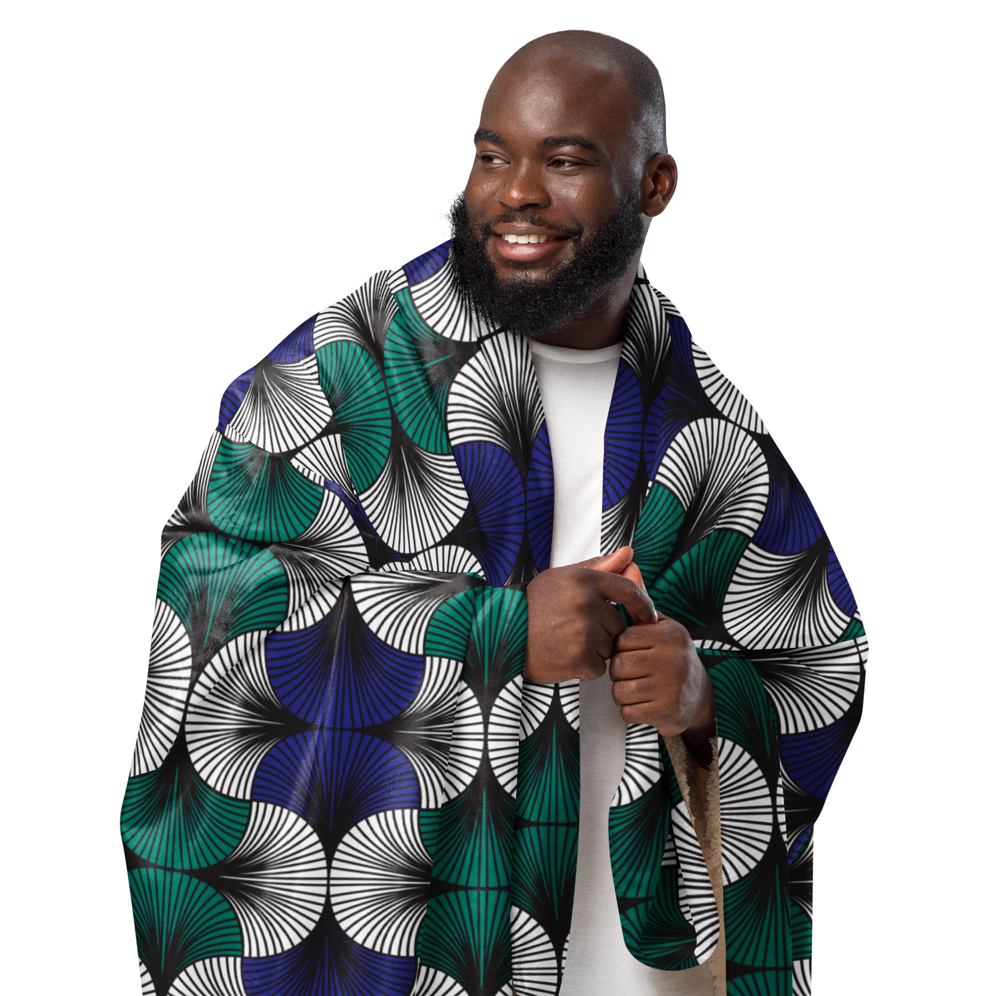 Multi Print Sherpa blanket