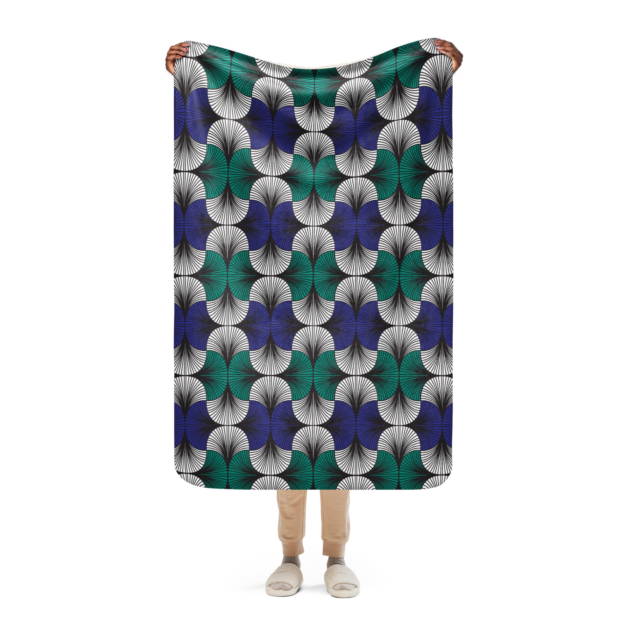 Multi Print Sherpa blanket