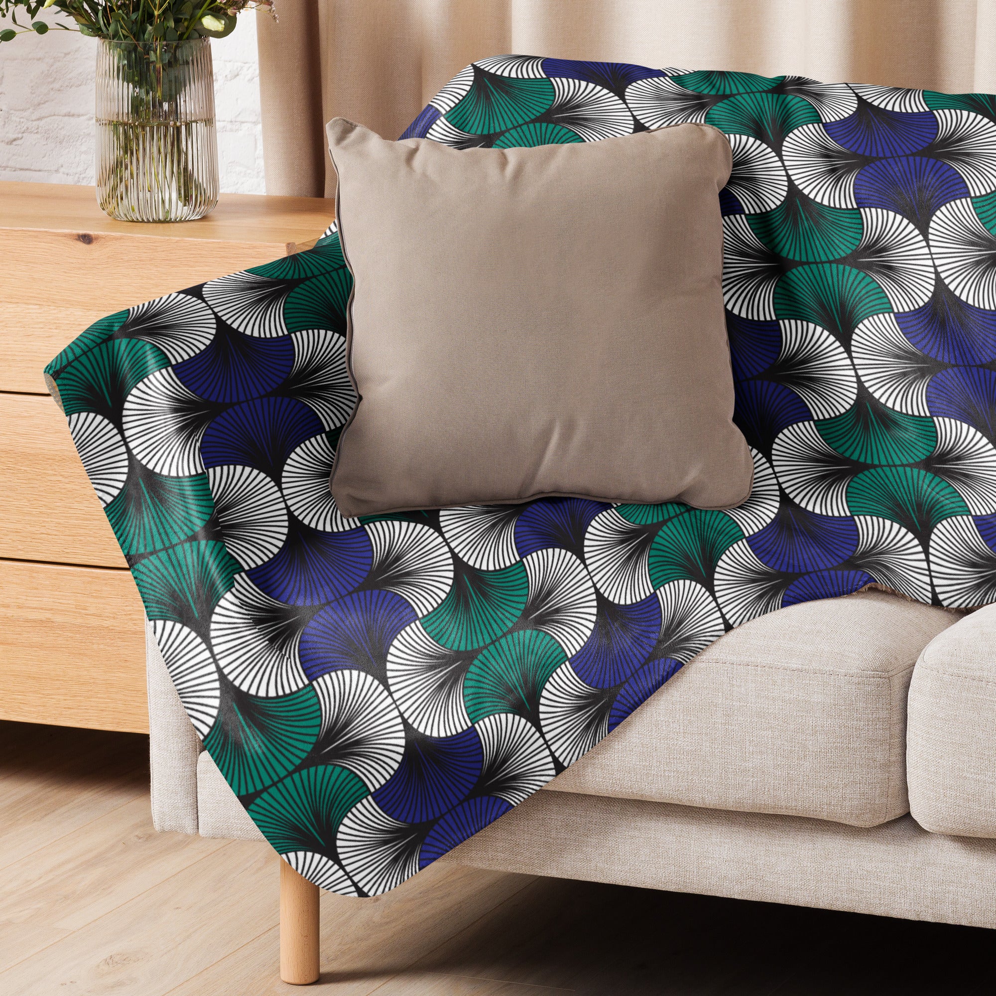 Multi Print Sherpa blanket