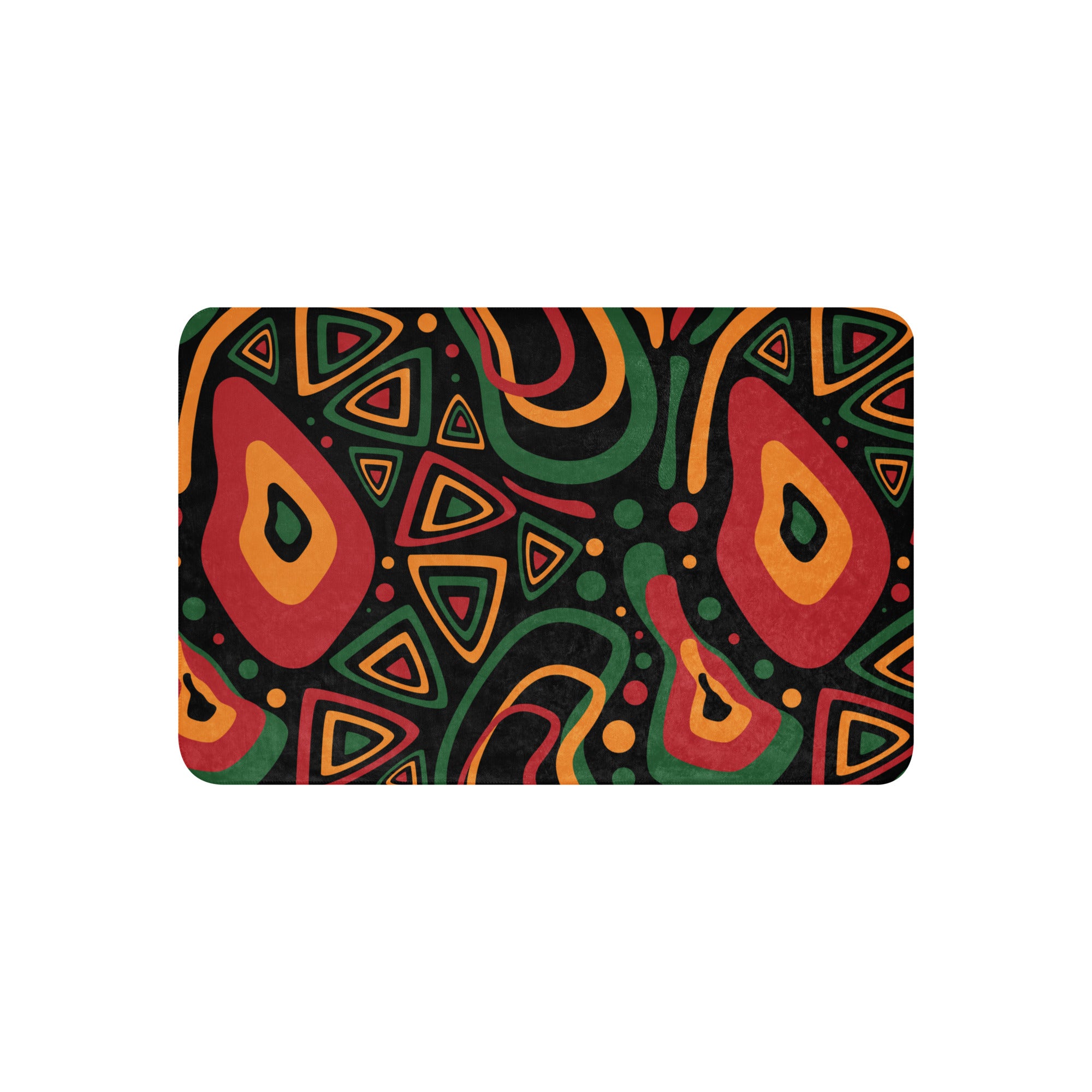 African Print Sherpa blanket