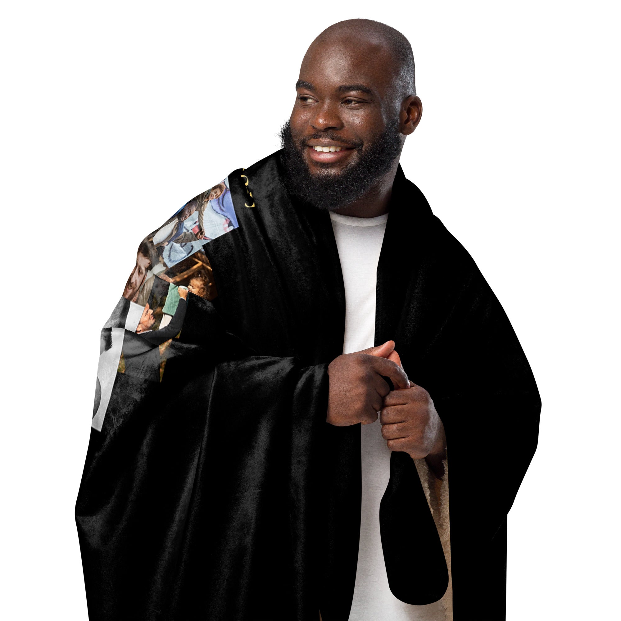 Father's Day Sherpa blanket