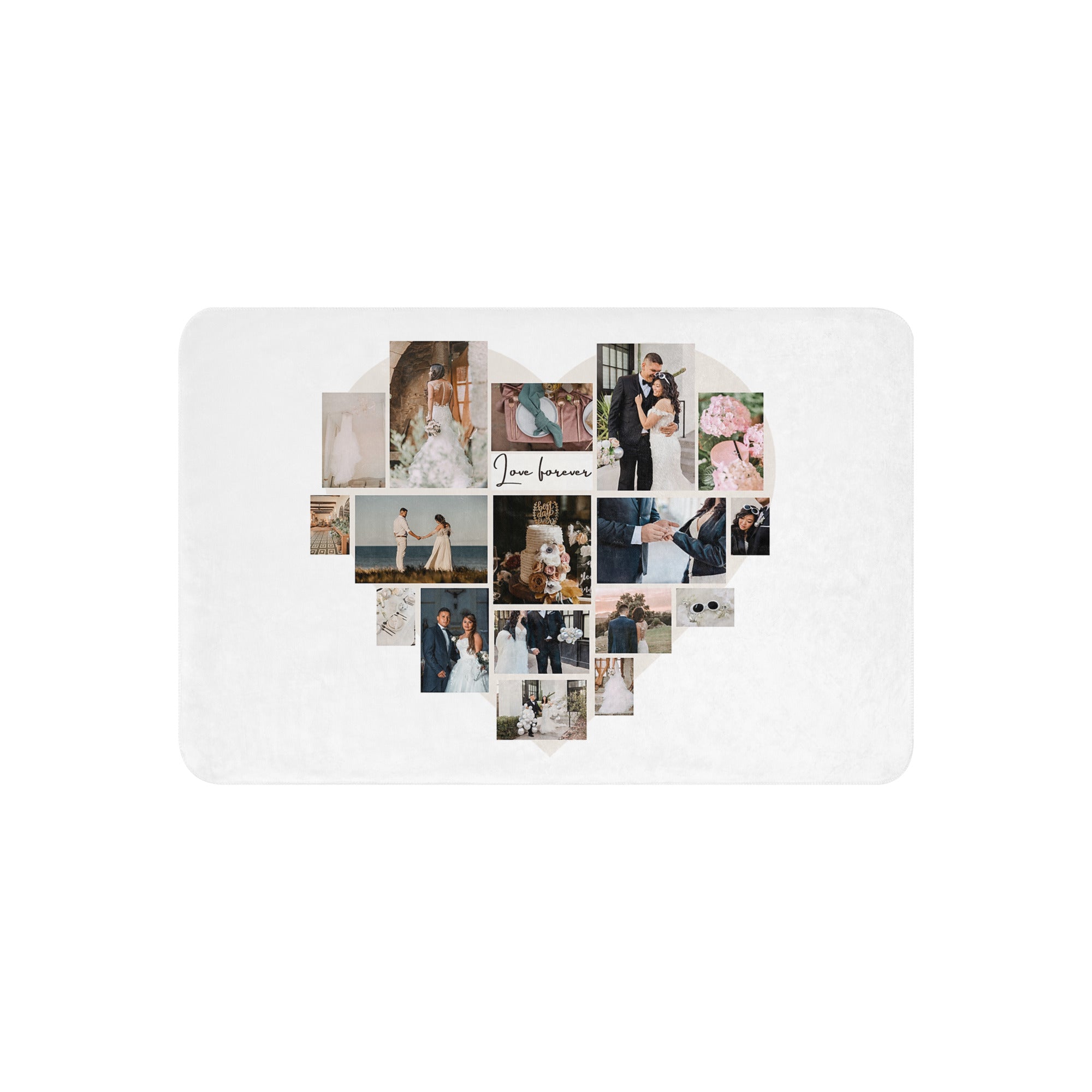 Love Forever Photo Collage Sherpa blanket